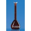 Messkolben 5 ml, NS 10/19 BLAUBRAND, Kl. A, KB Braunglas, DURAN, PP-Stopfen