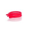 Kennzeichnungsringe DURAN® Bottle Tags rot aus Silikon, für GL45