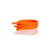 Kennzeichnungsringe DURAN® Bottle Tags orange aus Silikon, für GL45