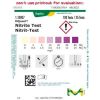 Nitrit-Test 25 Streifen Methode: kolorimetrisch mit Teststäbchen 2-5-10-20-40- 80mg/l NO2 Merckoquant®