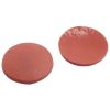 Septum 8mm Naturkautschuk rot-orange/TEF transparent, 60° shore A, 1,0mm
