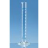 Messzylinder 50 ml:1 ml hohe Form, BLAUBRAND, Kl.A, KB, Boro 3.3