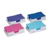 PCR-Cooler 0,2 ml Starter Set (1x rosa, 1x blau) für 0,2 u. 0,5 ml Gefäße, Gefäßstreifen und PCR-Platten 96, stapelbar