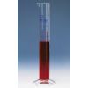 Messzylinder 1000 ml:10ml hohe Form, PLASTIBRAND, PMP (TPX) Kl.A, KB, blaue Graduierung, mit Chargenzertifikat