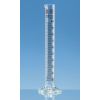 Messzylinder 1000 ml:10 ml hohe Form, SILBERBRAND-ETERNA Kl.B, Boro 3.3, mit Glas-Fuß
