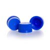 Schraubverschlusskappe GL 32, blau, 40 x 24 mm PP, mit Lippendichtung