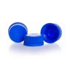 Schraubverschlusskappe GL 45, blau, 54 x 26 mm PP, mit Lippendichtung