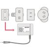 Netzteil mit Netzsteckeradaptern