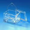 Färbetrog 105 x 85 x 70 mm Natron-Kalk-Glas, mit Deckel