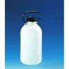 Lagerflasche 5 l PE-HD, Enghals, mit Schraubkappe und Tragegriff