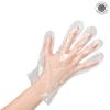 Handschuhe Damen-Grösse, transparent PE, gehämmert, 18µm