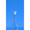 Messkolben 5 ml, NS 7/16 trapezförmig, BLAUBRAND Kl.A, KB, Boro 3.3, PP-Stopfen