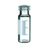 Schnappringflasche 1,5ml 32 x11,6mm Klarglas, 1. hydrolytische Klasse, weite Öffnung, Schriftfeld und Füllmarkierungen