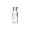 Rollrandflasche 32 x 11,6mm mit integriertem 0,2ml Mikroeinsatz, Klarglas, 1. hydrolytische Klasse