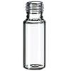 Kurzgewindeflasche 2,5ml, ND9, 41 x 11,6mm, Klarglas, 1. hydrol. Klasse, weite Öffnung