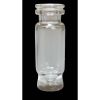 Schnappringflasche 0,9ml Total, 32 x 11,6mm, Klarglas, 1.hydrol.Klasse