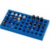 Flaschenständer (PP) 200 x 105 x 17mm für 1,5ml Flaschen 50 Kavitäten, blau, stapelbar