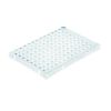 PCR-Platten 96-well, 0,15ml Gefäße Low Profile, farblos, halber Rahmen