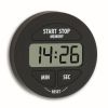 Timer und Stoppuhr schwarz, 99min 59sek elektronisch, gummibeschichtet, mit Befestigungsmagnet