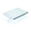 PCR-Platten 96-well weiß halber Rahmen Standardprofil, PP, DNase-/RNase und DNA-frei